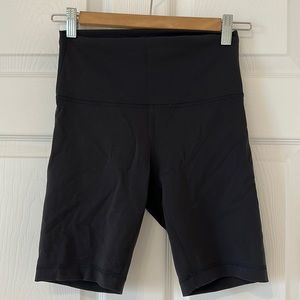 Lululemon black biker shorts